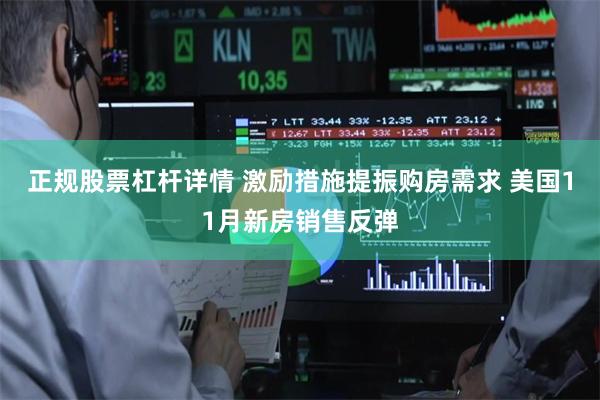 正规股票杠杆详情 激励措施提振购房需求 美国11月新房销售反弹