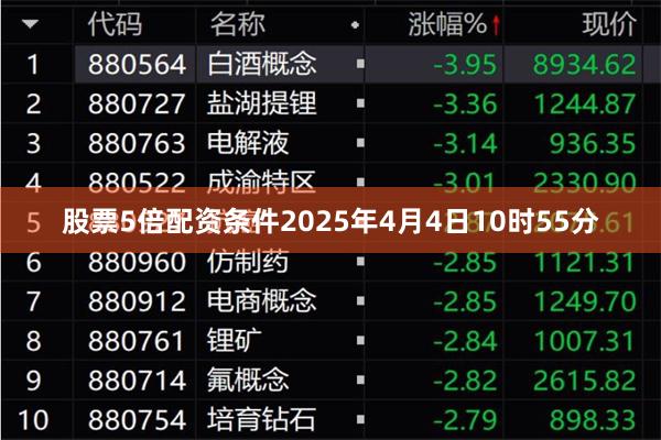 股票5倍配资条件2025年4月4日10时55分
